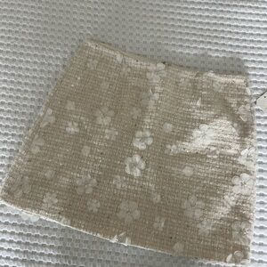 Altard state Elegant Cream Floral Skirt